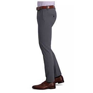 J.M. Haggar Ultra-Slim Fit 4-Way Stretch Plain Weave Flat-Front Suit Pants